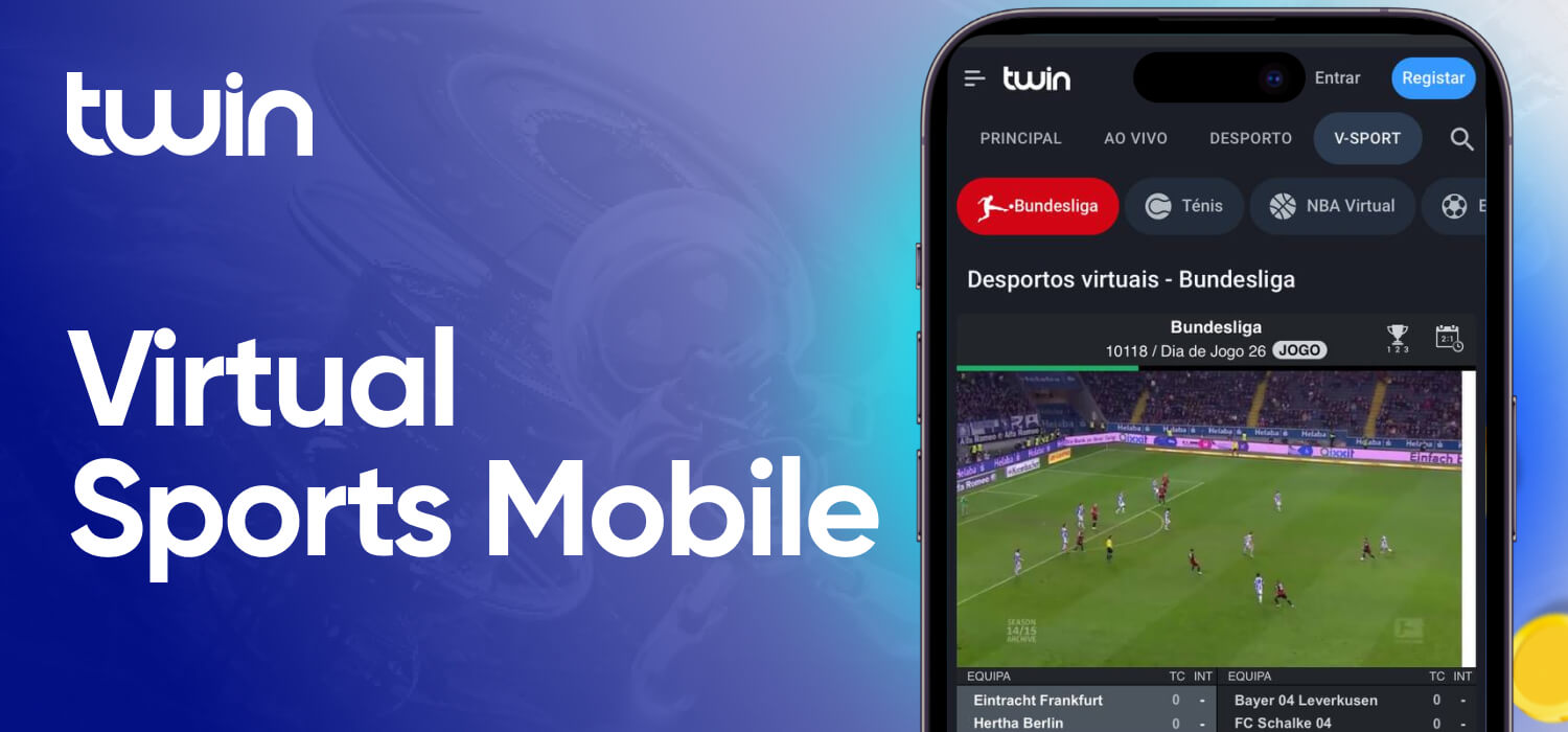 Faça suas Apostas no Virtual Sports com o Twin Casino Mobile!